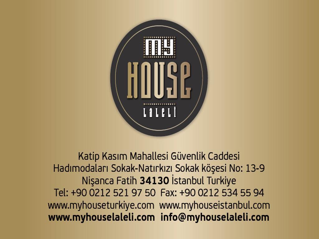 Hotel My House Laleli Estambul Exterior foto